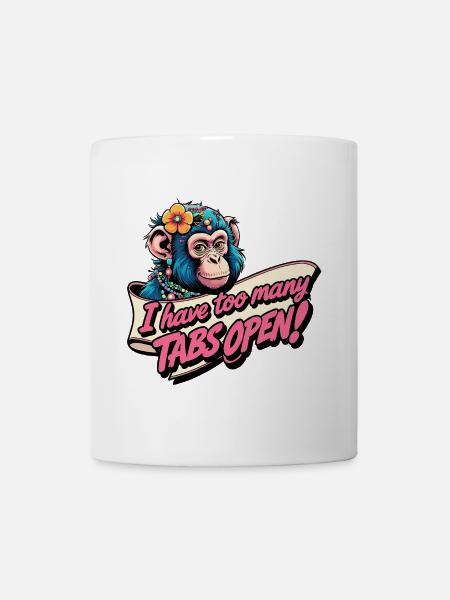 Too Many Tabs Open - Tasse - Weiß