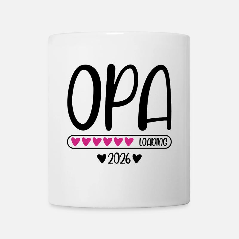 Opa 2026 loading - Tasse - Weiß