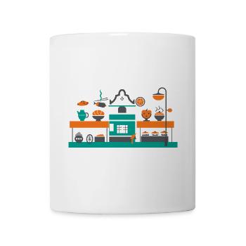 Street Food Festival - Mug - white - Front