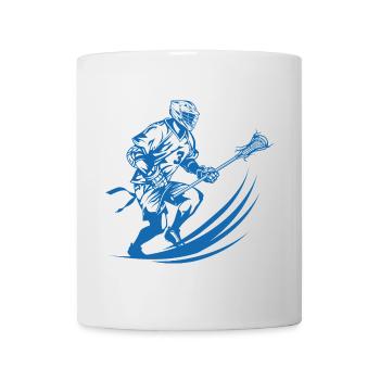 Lacrosse Player Graphics - Mug - white - Front