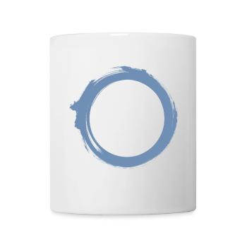 Black Hole Universe Silhouette Minimal Physics - Mug - white - Front