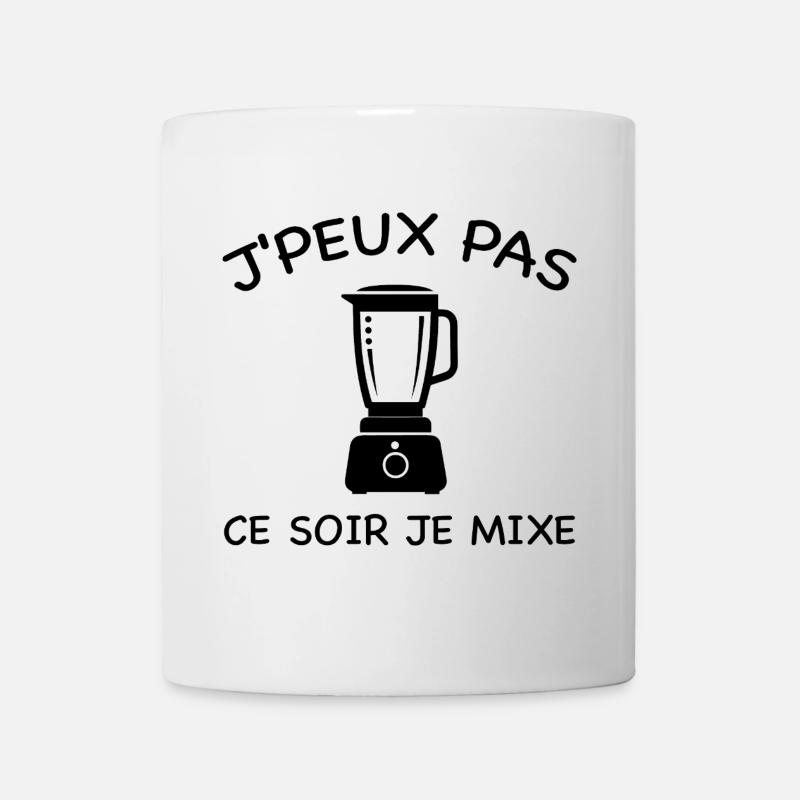 J'peux pas ce soir je mixe - Mug blanc - blanc