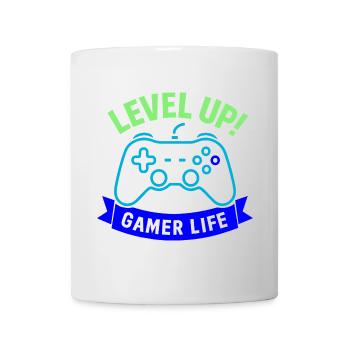 Level Up Gamer Life Controller - Mug - white - Front