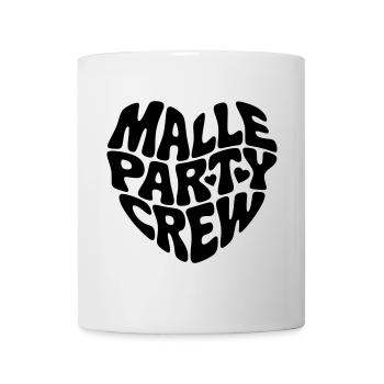 Malle Party Crew - Tasse - Weiß - Vorne