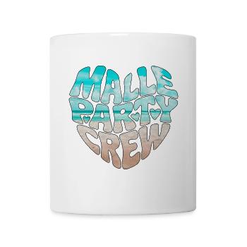 Malle Party Crew - Tasse - Weiß - Vorne