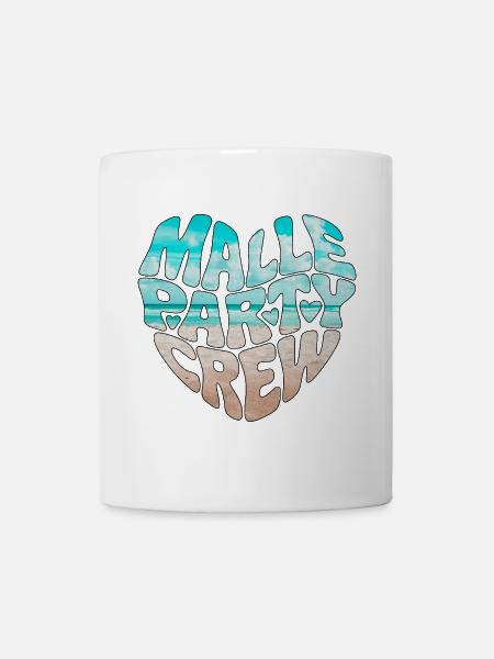 Malle Party Crew - Tasse - Weiß