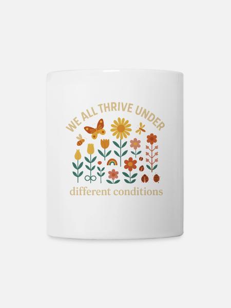 We thrive in different conditions - Mug - white