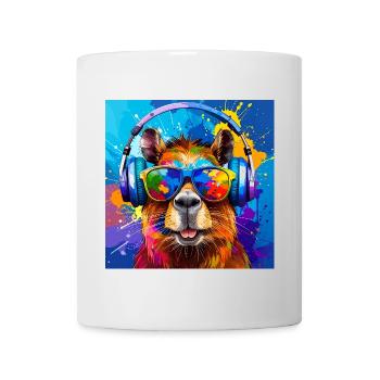 Capybara, capybara,graffiti,painting, colorful - Mug - white - Front