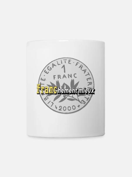 1 Franken - Tasse - Weiß