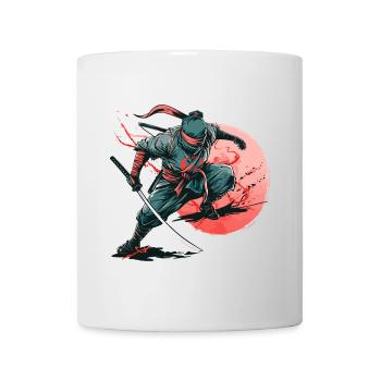 Ninja Fighter Warrior Shinobi Japan Sword Katana - Mug - white - Front