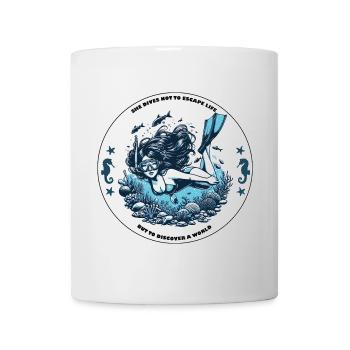 "BENEATH THE SURFACE" - Mug - white - Front