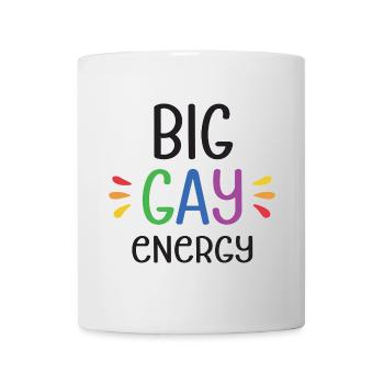LGBTQ Pride Month - Big Gay Energy - Mug - white - Front