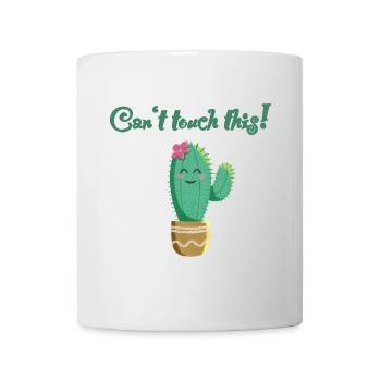 Niedlicher Kaktus mit lustigem Spruch - Tasse - Weiß - Vorne