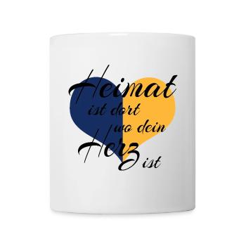 Heimat ist dort wo dein Herz ist - Mug - white - Front