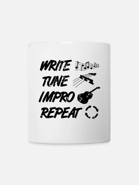 Gitarrist Zeitplan - Tasse - Weiß