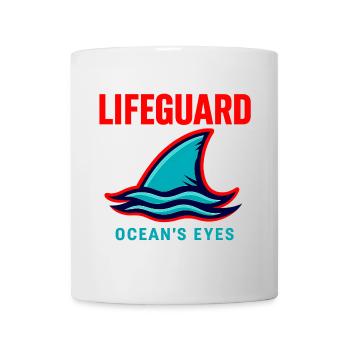 Rettungsschwimmer-Hemd Ocean Eyes - Tasse - Weiß - Vorne