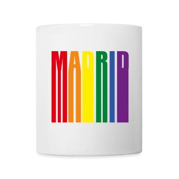 Madrid Spain Rainbow Pride Gift - Mug - white - Front