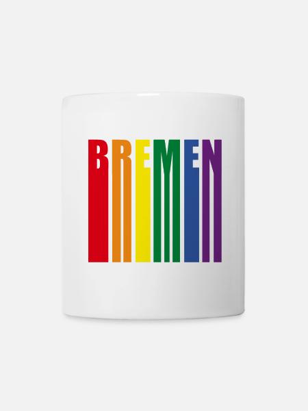Bremen Rainbow Pride Gift - Mug - white