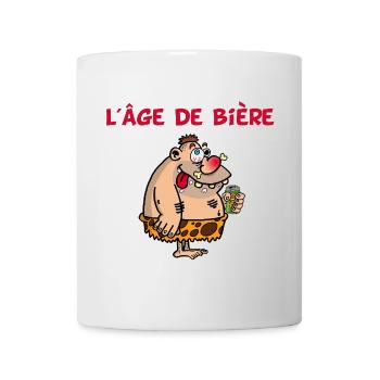 L'âge de bière - Mug blanc - blanc - Devant