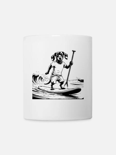 SUP SURFING - Mug - white