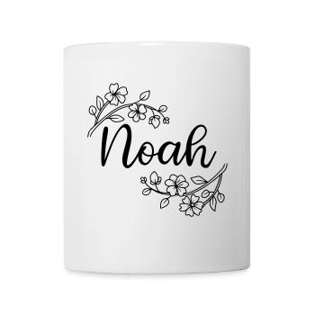 Noah | Name of Name | Vectorgraphic ! - Mug - white - Front
