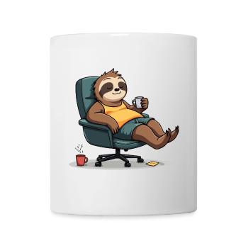 Office? First coffee! – Sloth Style - Mug - white - Front