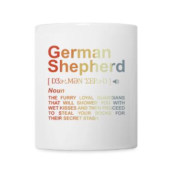 German Shepherd Dictionary - Mug - white - Front