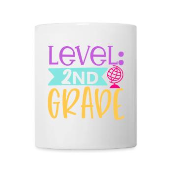 Level 2nd Grade Unlocked - Back to School - Mug - white - Front
