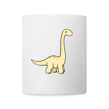 Brachiosaurus Dinosaur - Mug - white - Front