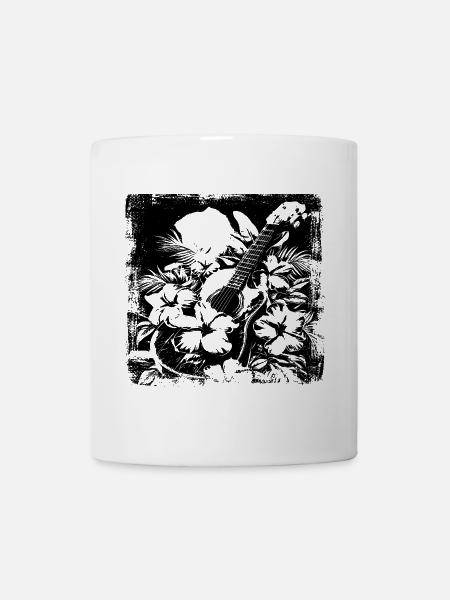 Gitarre - Tasse - Weiß