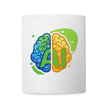 AI logo - Mug - white - Front
