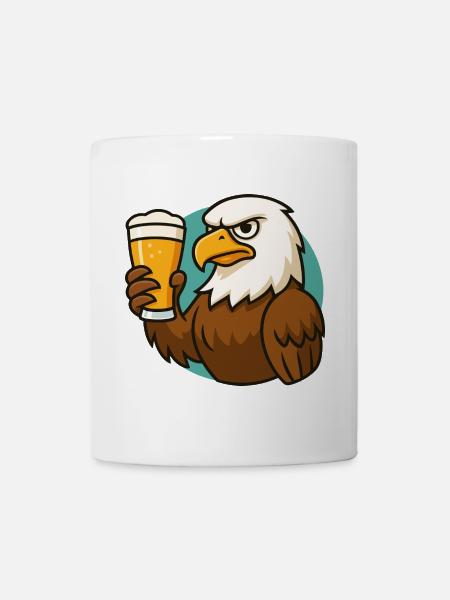 Brew and Beak - Tasse - Weiß