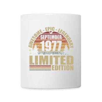 1977 September 1977 Birthday September 1977 - Mug - white - Front