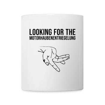 Motorhaubenentriegelung - Tasse - Weiß - Vorne
