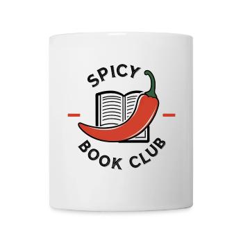Club de lecture épicé – Buch & Chili Design - Mug blanc - blanc - Devant