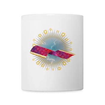 Fliegender Teppich in den Wolken - Tasse - Weiß - Vorne