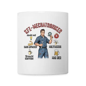 The automotive mechatronics technician - Mug - white - Front