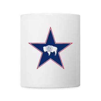 T-shirt de fan du Wyoming – Wild & Free - Mug blanc - blanc - Devant