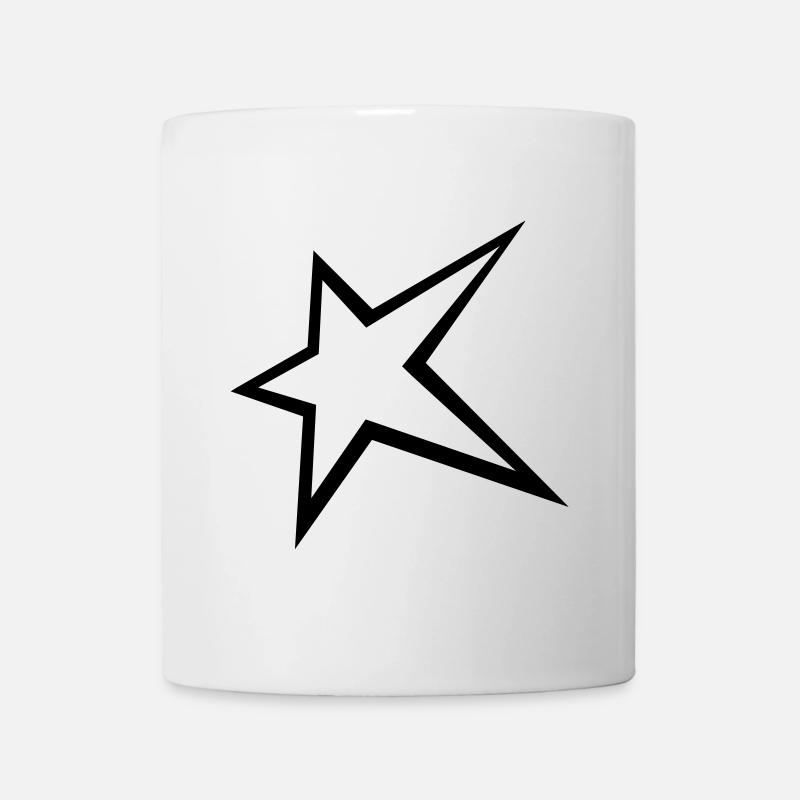 Cooler Stern - Tasse - Weiß