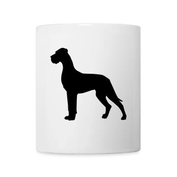 Dogue allemand - Mug blanc - blanc - Devant
