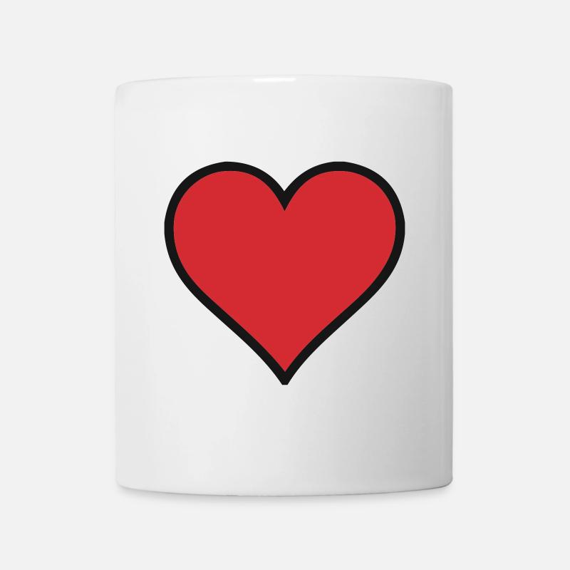 Heart - Mug - white