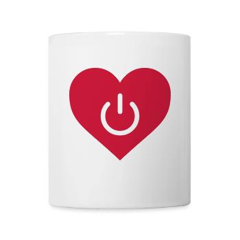 power of love v1 - Mug - white - Front