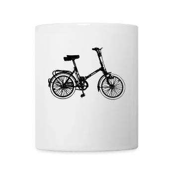 DDR Klapprad Klappfahrrad - Tasse - Weiß - Vorne