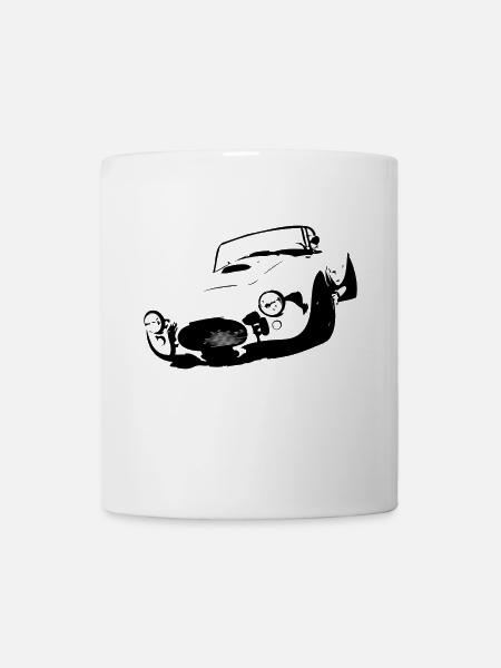 old car - Tasse - Weiß