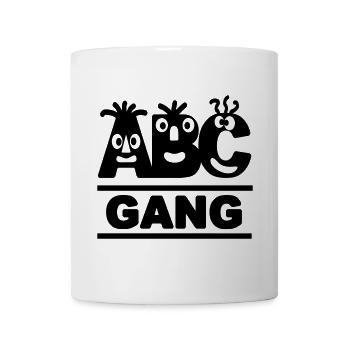 lustige ABC-GANG - Tasse - Weiß - Vorne