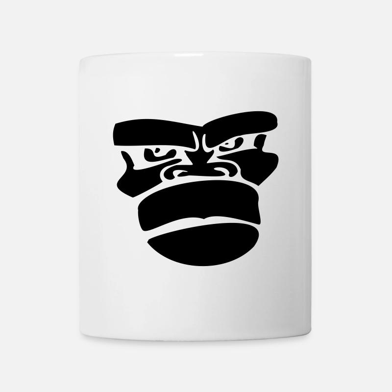 gorilla monkey affengesicht ape - Mug - white