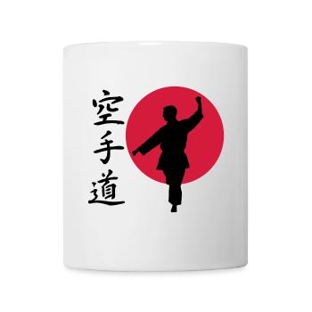 Karate Gangaku - Tasse - Weiß - Vorne