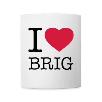 I LOVE BRIG - Mug - white - Front