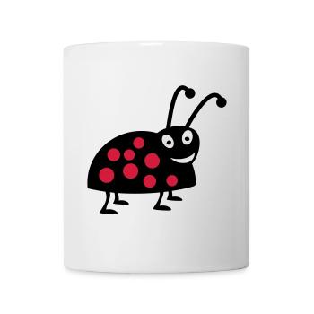 coccinelle - Mug blanc - blanc - Devant