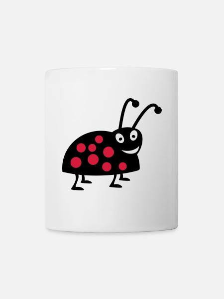 Marienkäfer - Tasse - Weiß